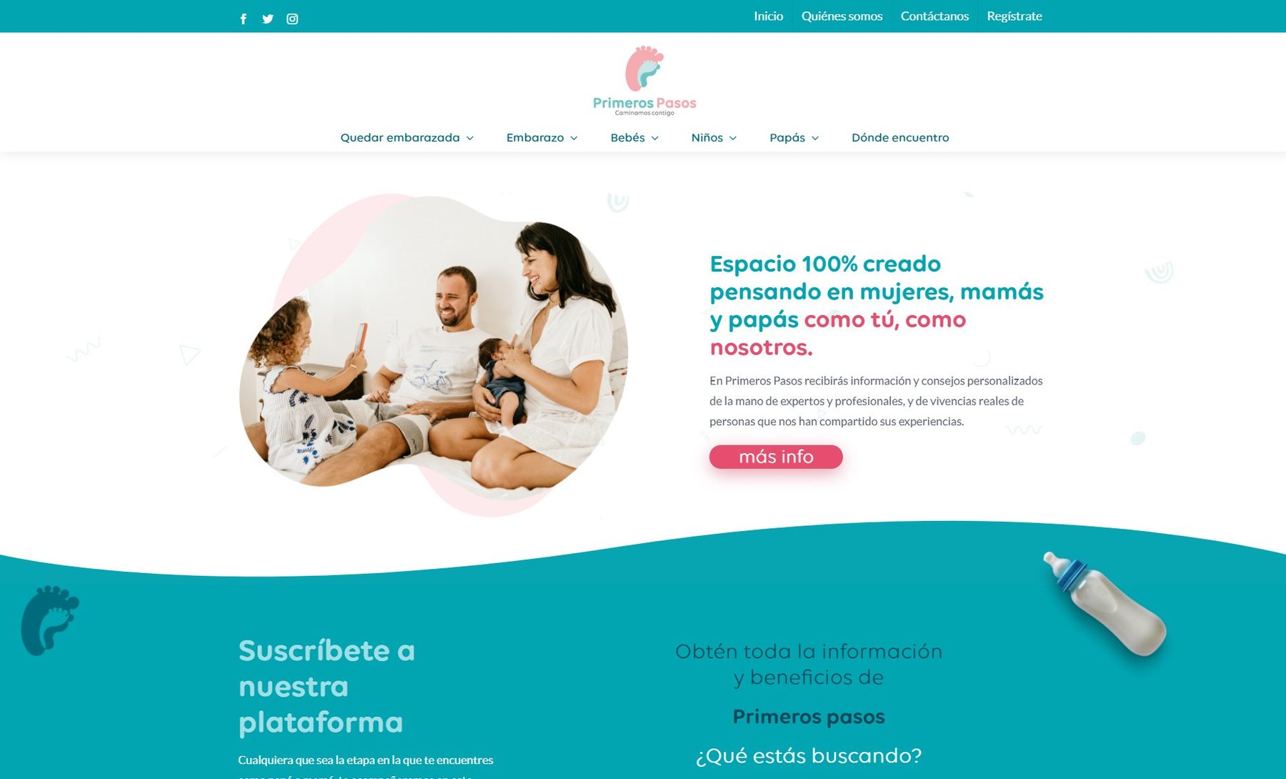 Proyecto Primeros Pasos — Maternidad y crianza